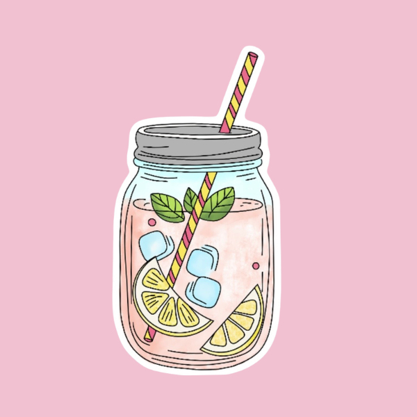 Pink Lemonade Vinyl Sticker