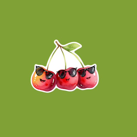 Cool Cherries Vinyl Sticker