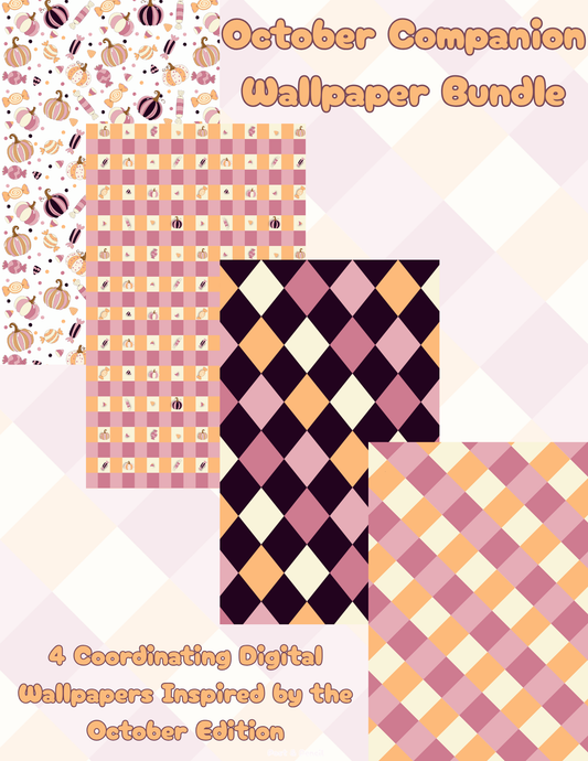October Cozy Digital Wallpaper Bundle