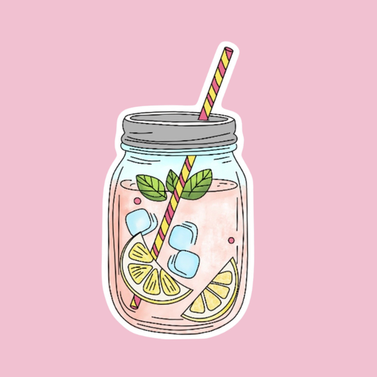 Pink Lemonade Vinyl Sticker