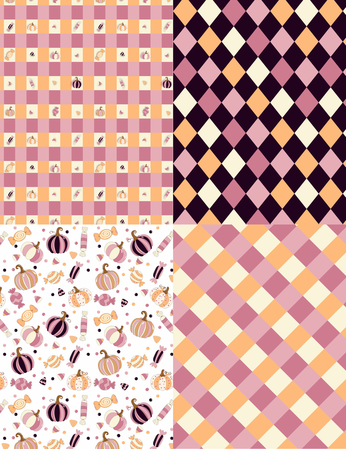 October Cozy Digital Wallpaper Bundle