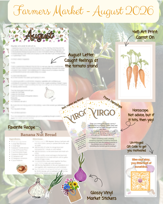 Catch-up: August 2026 Farmers Market