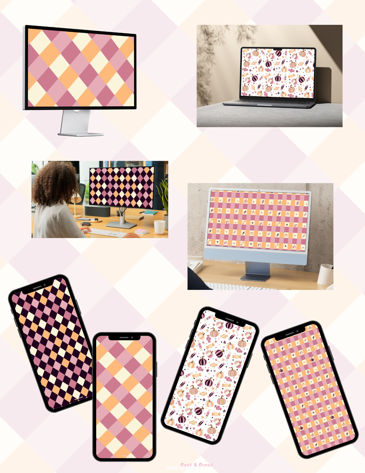 October Cozy Digital Wallpaper Bundle
