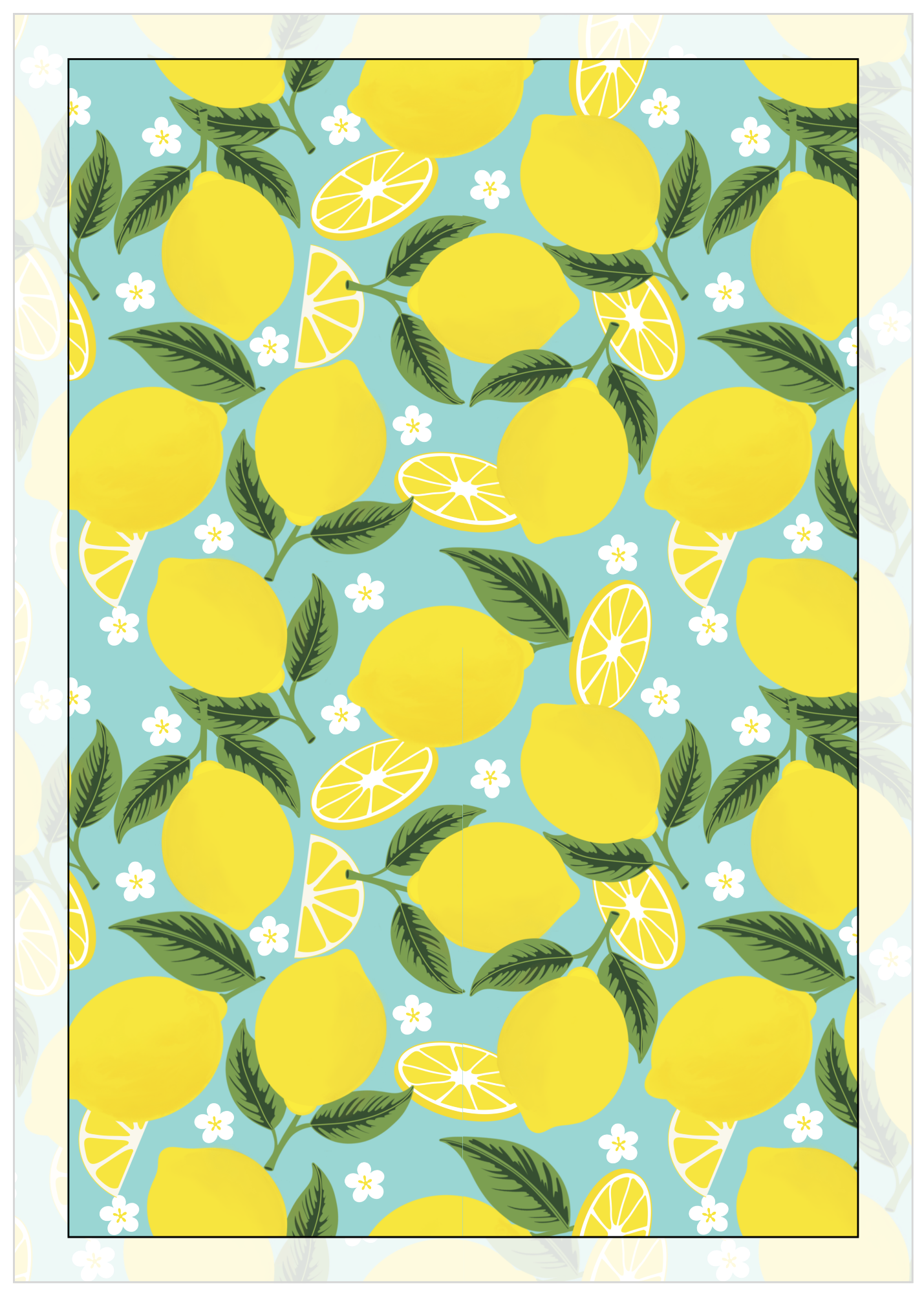 Bright Lemon Daydream Art Print