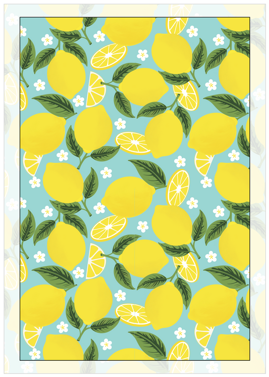 Bright Lemon Daydream Art Print